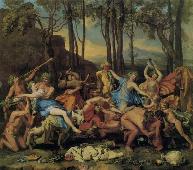 Nicolas Poussin The Triumph of Pan China oil painting art